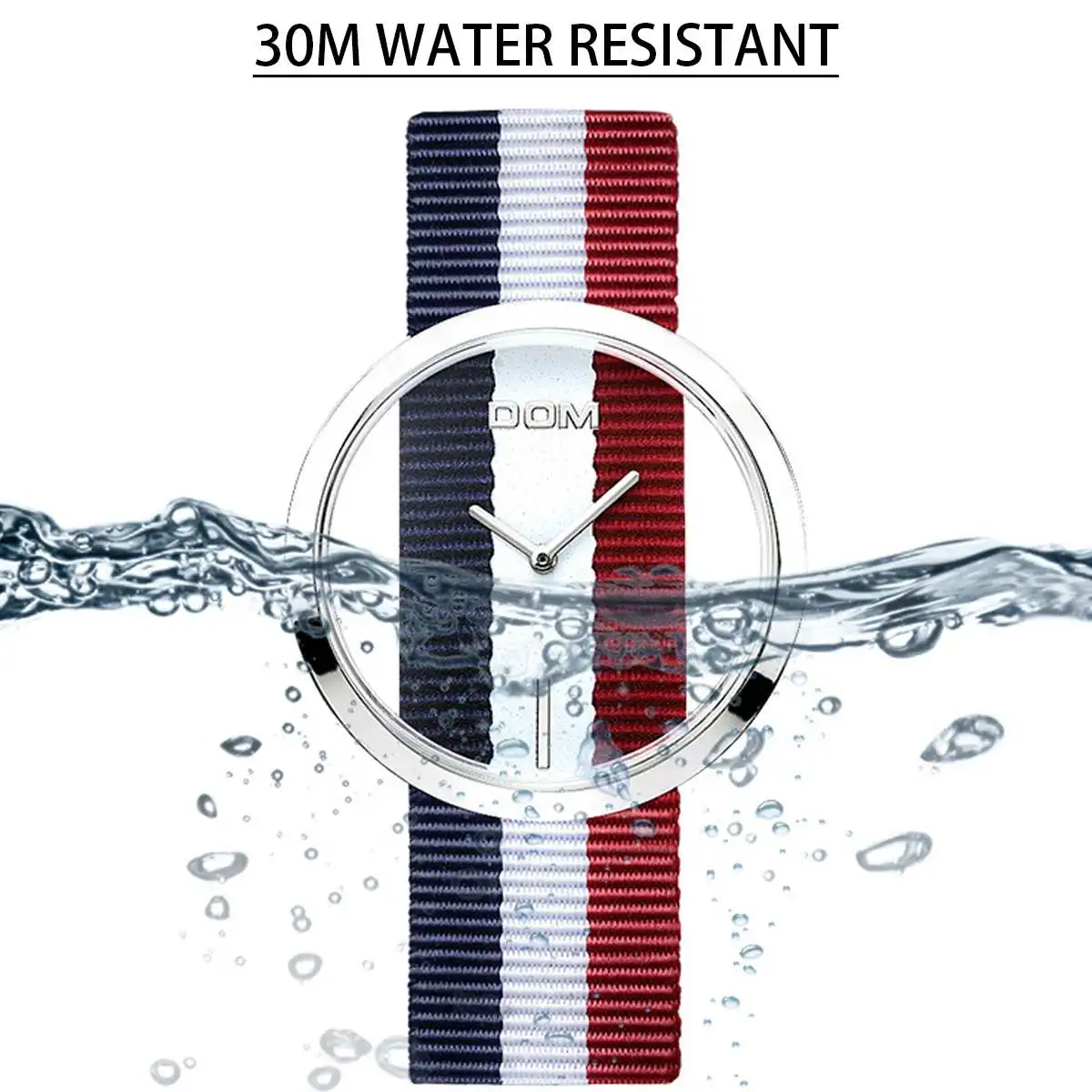 DOM Luxury Watch Women Fashion Casual Quartz Watch Nylon Strap Dress Watches Clock For Girl Women Female Wristwatch Gifts DOM Luxury Watch Women Fashion Casual Quartz Watch Nylon Strap Dress Watches Clock For Girl Women Female Wristwatch Gifts