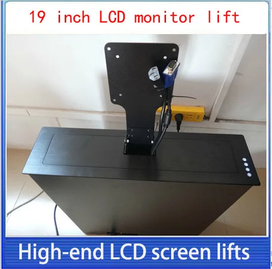 LCD TV Lifter \ hidden \ Monitor Lifts \ lift bracket \ LCD electric lift \ wireless remote control movements \ 19-inch lift