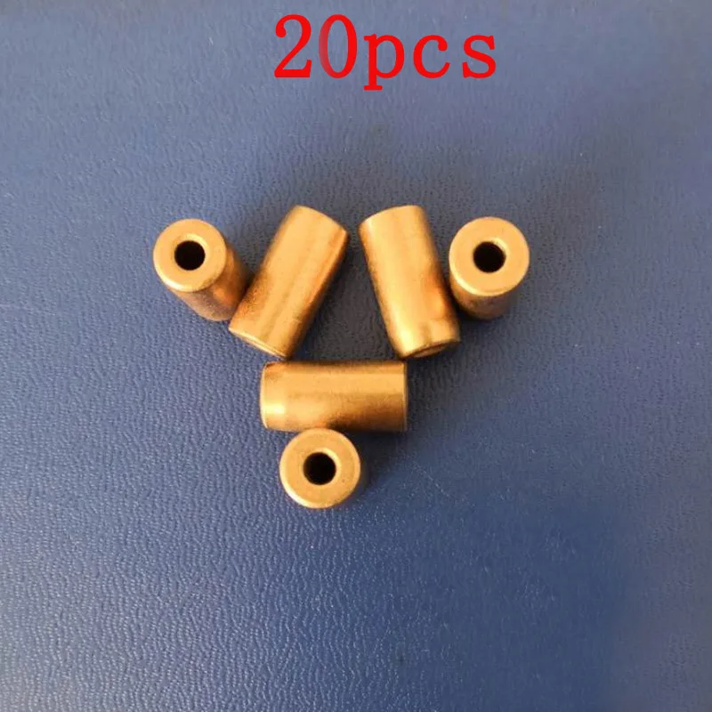 

20pcs Inner Dia 3mm Outer Dia 8mm Length 16mm Oil Bearing Iron Copper Base Bushing Powder Metallurgy Shaft Sleeve for RC Model