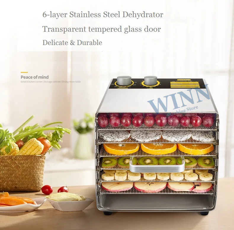 SEPTREE Multi functional Food Dehydrator 10 layer Fruit Vegetable Herb
