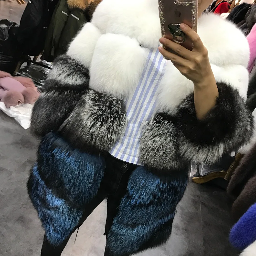 

natural fur coat fashion lady real fur coat