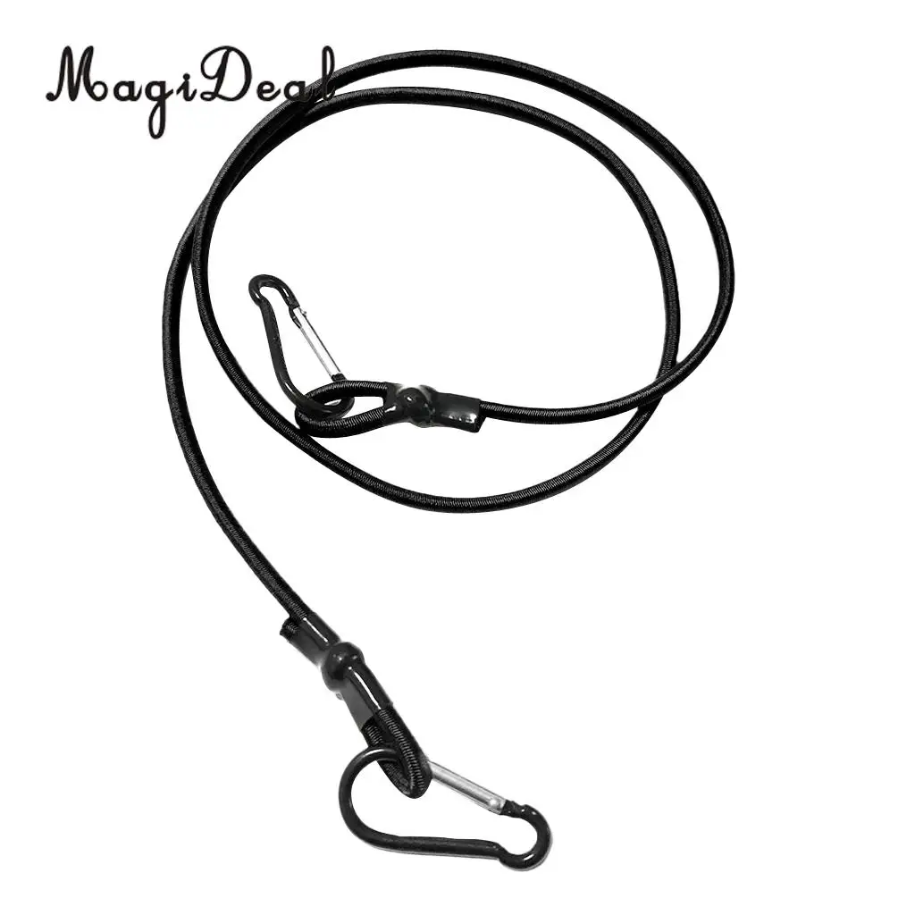 3ft Marine Kayak Canoe Tow Line Lanyard with Carabiner Clips Yellow Canoe Accessories for Paddle Board Kayak Canoe Boat Dinghy