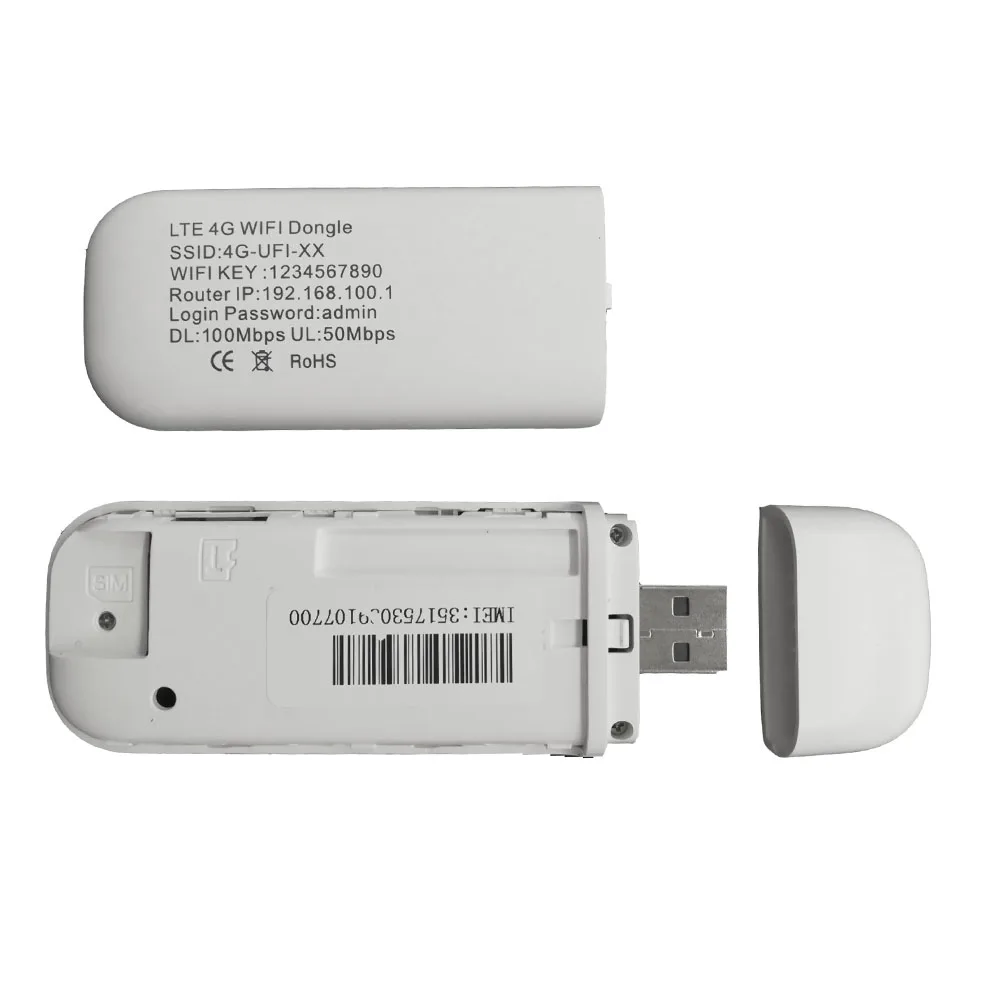 4G LTE разблокированный адаптер USB Белый Универсальный высокоскоростной беспроводной маршрутизатор WiFi Флэшка-модем сетевая карта маленький 150 Мбит/с
