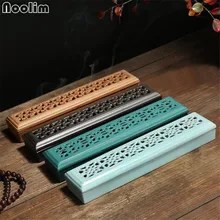 Керамическая полая курильница для благовоний, традиционная китайская курильница, коробка для ароматерапии, курильница для благовоний, буддийский декор для храма