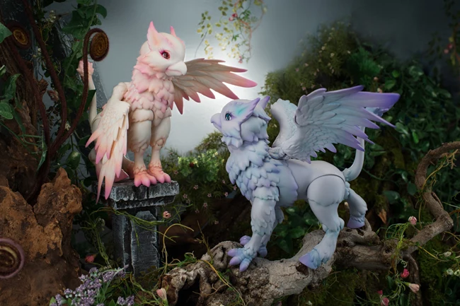 HeHeBJD Hippogriff рус размер 1/4 бесплатные глаза включают спящую Лицевая панель