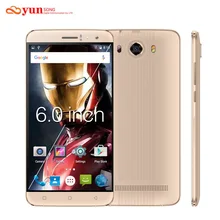 D’origine yunsong mobile téléphone s10 plus 6.0 pouce smartphone 16.0mp mtk6580 quad core dual sim téléphone cellulaire déverrouillé gsm/wcdma 3g