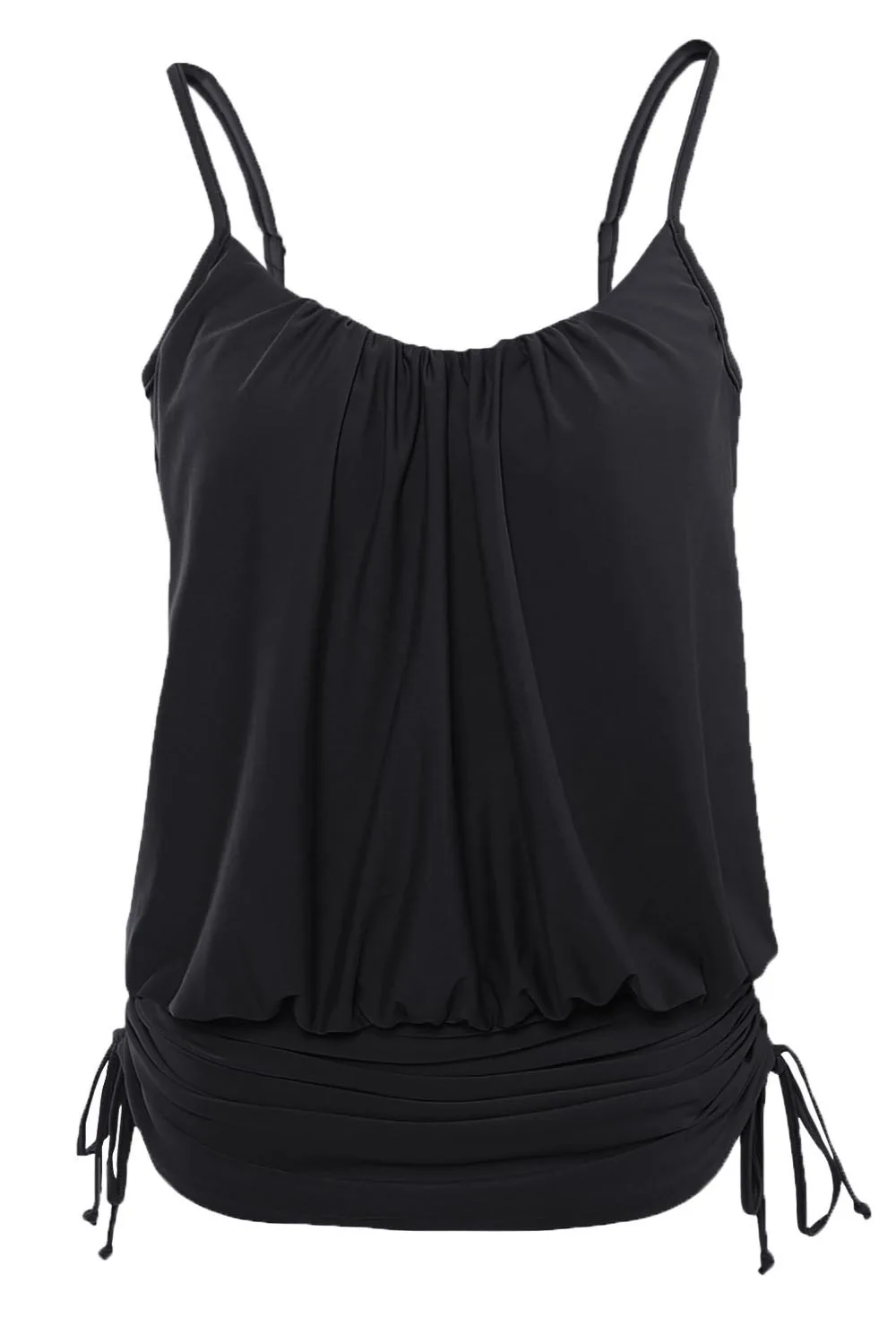 Black-Spaghetti-Strap-Tankini-Swim-Top-LC41982-2-1