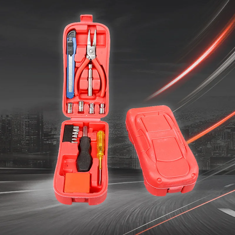 

16-piece car combination toolbox home multi-function hardware tool pc set pliers screwdriver herramientas para carpinteria