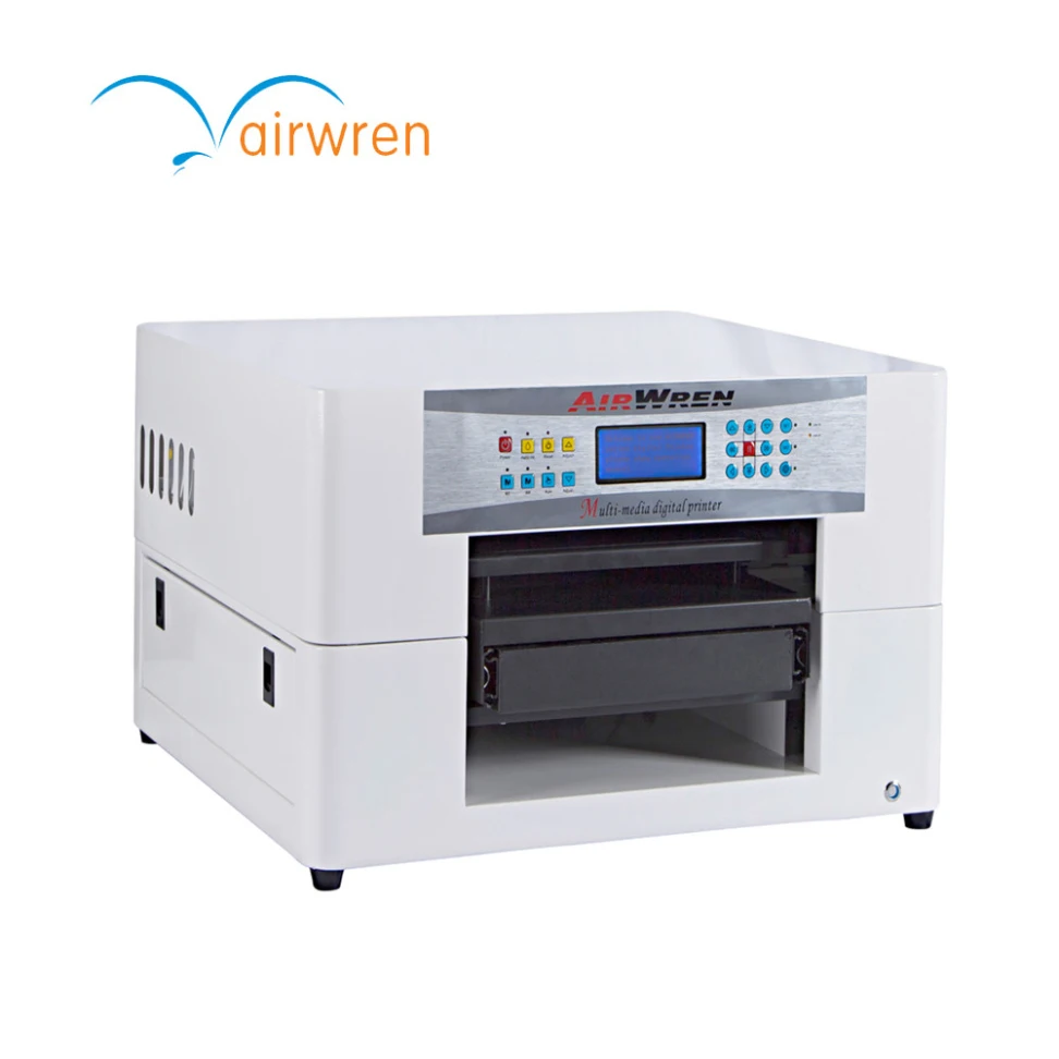  Tshirt High Speed 3d Digital T Shirt Printing Machine Of 6 Color Inkjet With A3 Size Mini Dtg Print