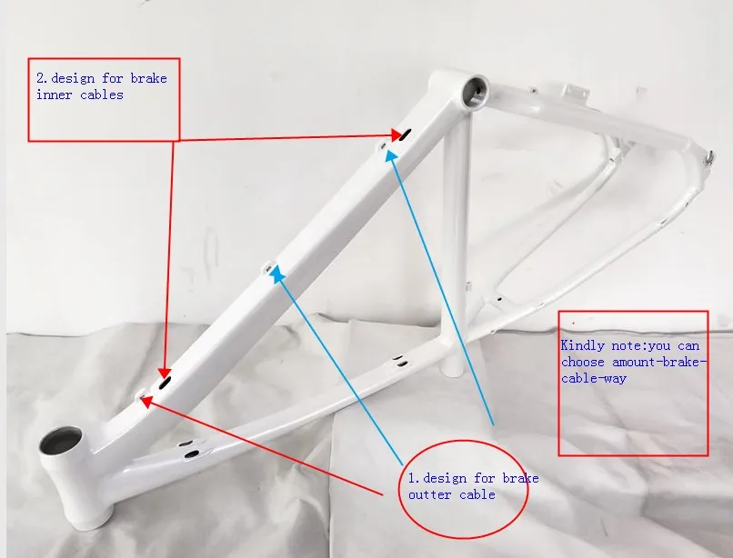 MODENG рама для горного велосипеда из алюминиевого сплава MTB, внутренняя линия, китайская внутренняя линия для маршрутизации 26er 27,5 er, велосипедная Рама для внедорожников