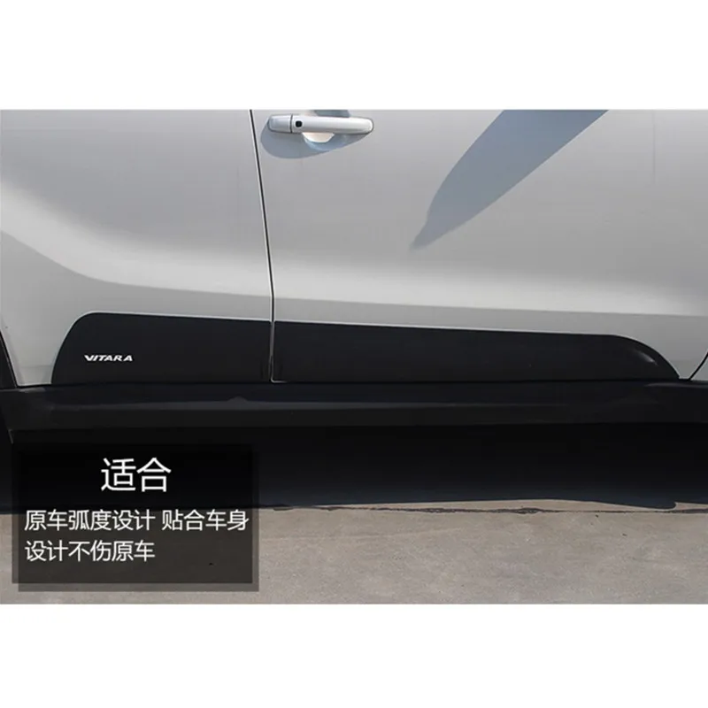 

European version of ABS car door trim body trim lamp eyebrow trim auto parts for 2015-2017 Suzuki Vitara Car styling