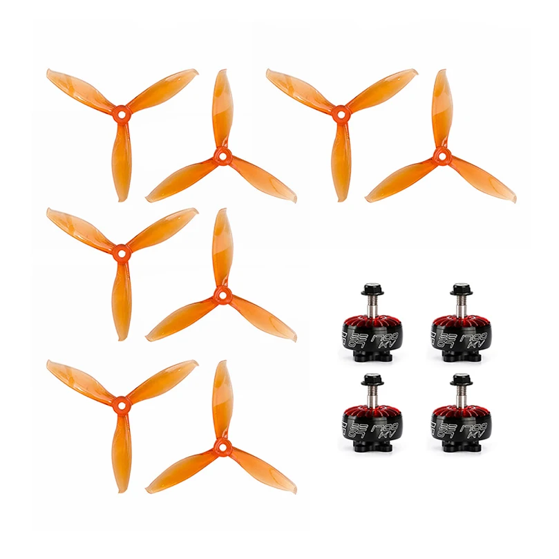 Двигатель IF светильник Xing 2207 1700KV 1800KV 3 6S с GEMFAN 5149 5 дюймов реквизит FPV гоночный