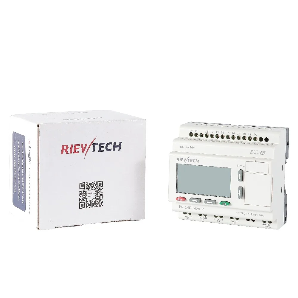 RIEVTECH, поставщик микросредств автоматизации. Программируемый реле PR-14DC-DA-R