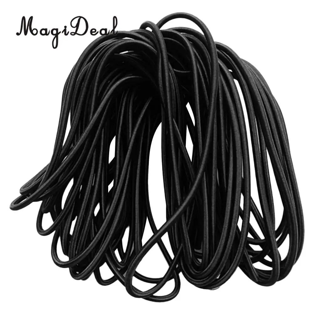 MagiDeal Multiuse Rubber Strong Elastic Bungee Cord Rope for Tent Canopy Awning Outdoor Camping