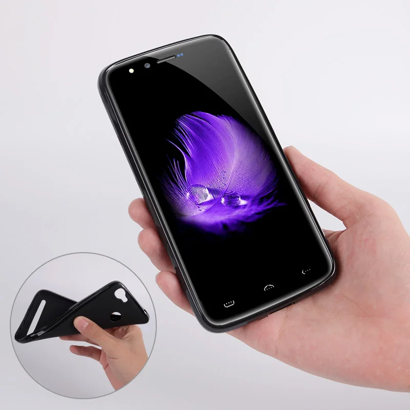 Чехол для Homtom HT50 противоударный защитный мягкий силиконовый чехол из ТПУ