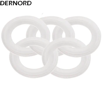 

DERNORD 5pcs/lot, 1'' - 4'' Sanitary Tri-clamp Gasket Silicone Sealing Gasket