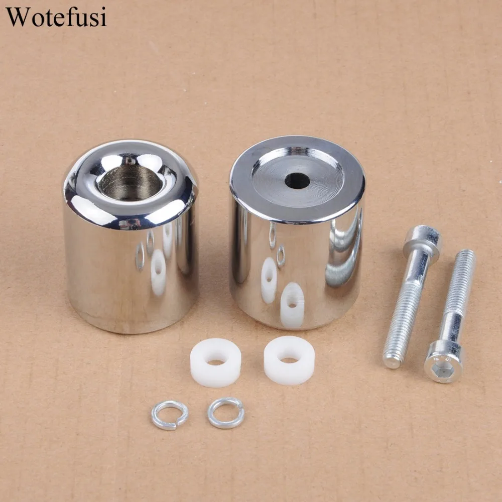 

Wotefusi Chrome Handle Bar Ends Grip Caps For Yamaha YZF 06-12 R6 R1 03-10 FJR 1300 [PA469-PA470]