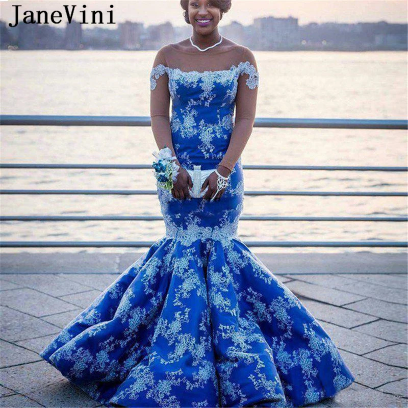 2017-African-Mermaid-Evening-Dress-Long-Sleeve-Lace-Appliqued-Black-Girl-Prom-Dresses-Royal-Blue-Elegant_