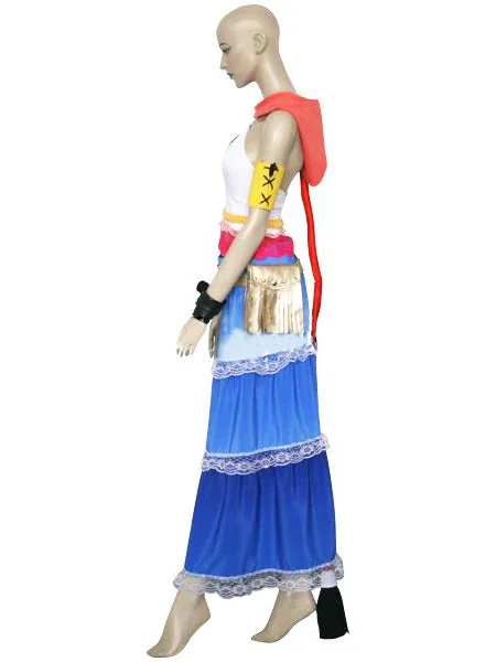 Индивидуальный заказ Final Fantasy X FFX-2 маскарадный костюм Yuna любой размер красивый костюм платье для девочки сексуальная форма