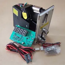 Coin operated timer control board with pulse type coin acceptor