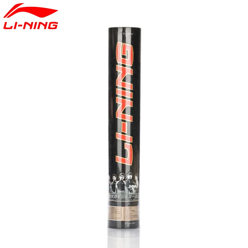 

Li-Ning A+100 77" Tournament Level Shuttlecock Badminton 12 Pcs/Set Goose Feather Sports Ball Battledore AYQD026 ZYF157