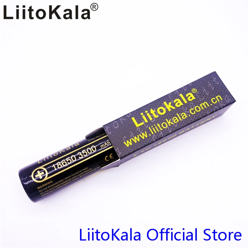 LiitoKala оригинальные Lii-35A 3,7 V 3500mAh 10A разрядные перезаряжаемые батареи для 18650 батареи/БПЛА