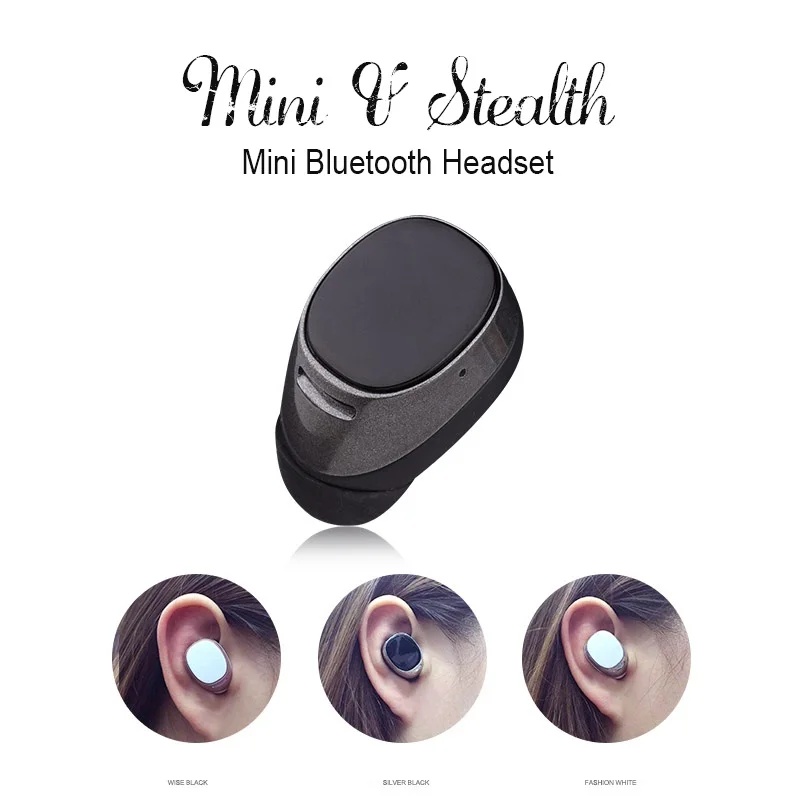 

New Bluetooth Headset Wireless Sports Mini7  Earphones Handsfree tiny bluetooth Earphone HD Stereo Music Voice Prompt Earbud