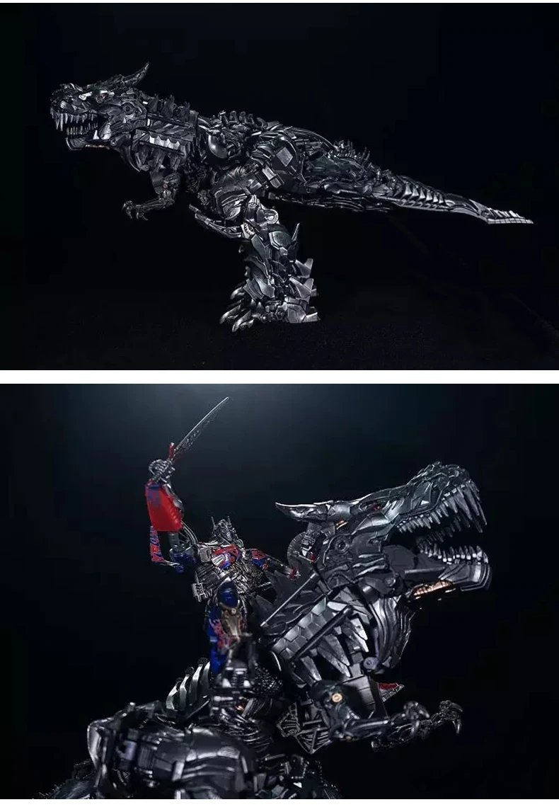 Трансформация фильм черный мамба LS05 стальной сплав увеличенная версия SS динозавр стальной кабель древний ПВХ фигурка игрушка LS-05