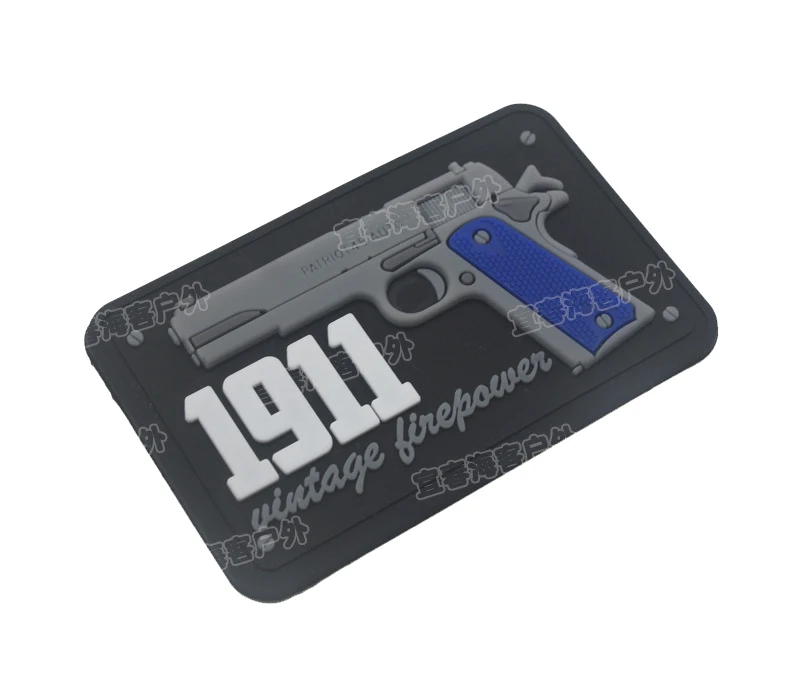 ПВХ клей капля Stampludus Коста ODA516 Каратель P40 WarHawk 1911 винтажный патч огневой мощи значок акриловые значки нашивки Epaulette - Цвет: 25