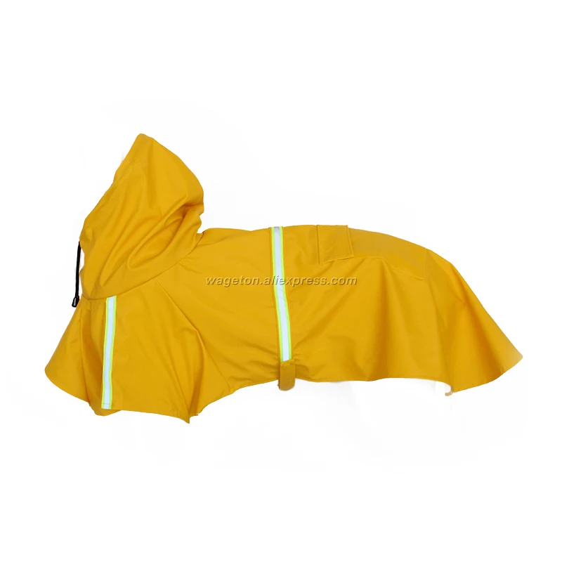 dog raincoat yellow 