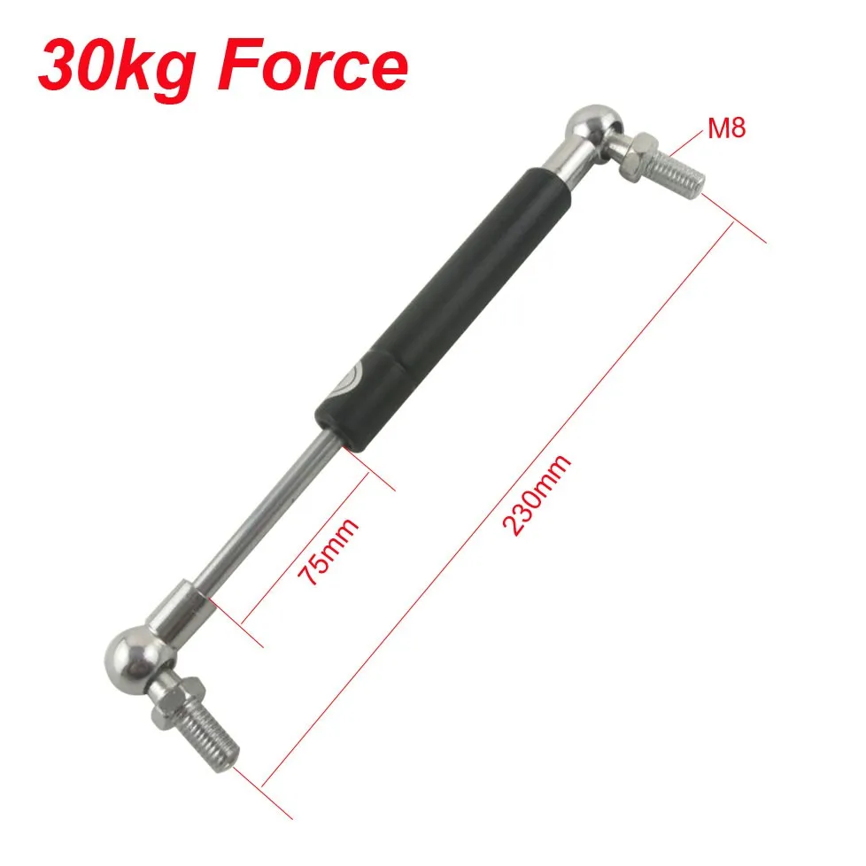 230mm Hole Pitch 75mm Stroke 30kg Force M8 Ball Joint size