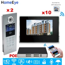 Best Price WiFi IP Video Door Phone Intercom Video Door Bell Access Control System Password/RFID Card iOS Android APP/2 Doors 10 Apartments Best Price WiFi IP Video Door Phone Intercom Video Door Bell Access Control System Password/RFID Card iOS Android APP/2 Doors 10 Apartments