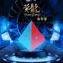 YuXin Huanglong Магнитная пирамидальной формы волшебный куб головоломка игрушка для тренировки мозга-красочный ярко-красный
