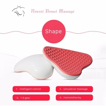 

Electric Breast Massager 3D Breast Beauty Massage Vibration Stimulator Breast Enhancer Machine Breast Muscle Firmer Machine