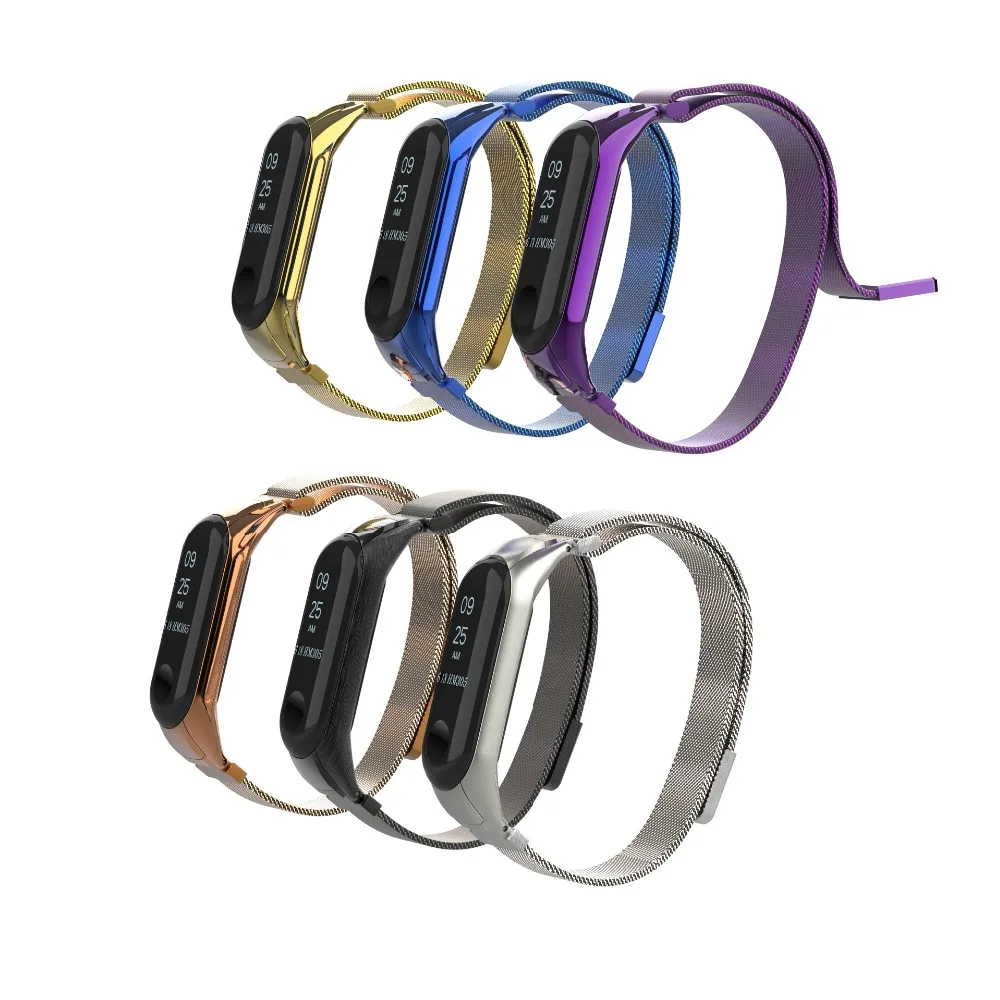 Ремешок для Xiaomi Mi Band 3 ремешок смарт часов металлический ремешок|Ремешки часов| |