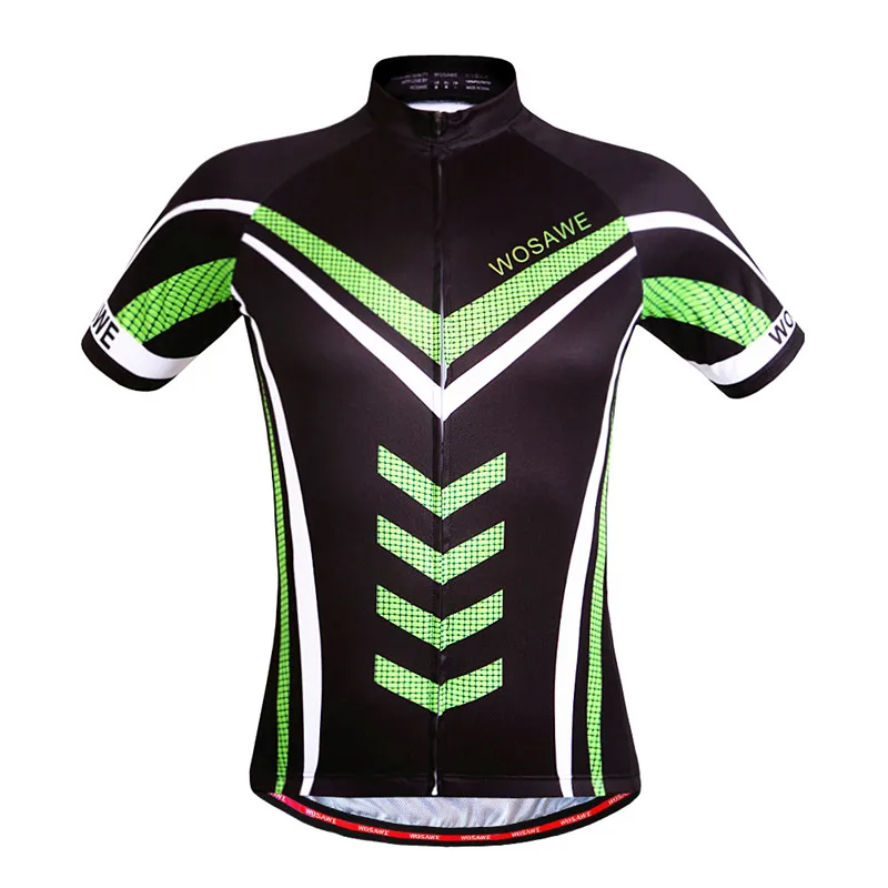 WOSAWE Велоспорт Джерси велосипед одежда для велопрогулок, дышащая быстросохнущая Мужская велосипедная Джерси MTB горные велосипеды футболка с рисунком "Верховая езда" - Цвет: BC265