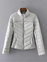 Women High Neck Zip Up Padded Coat Casual Long Sleeve Parkas Short Padded Jacket Rainbow Parkas Pastel Panel Puffer Coats