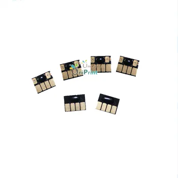 

UP 6pcs cartridge chip Permanent chip compatible for HP72 T610 T1100 C9398A C9399A C9400A CD889S C9397A C9401A
