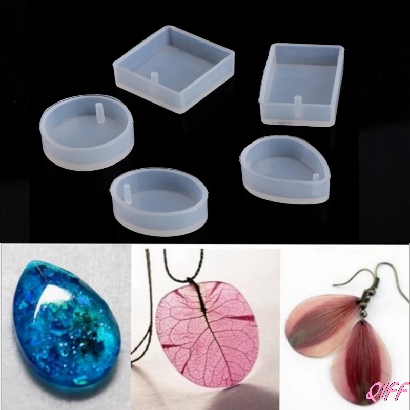 1 шт/5 шт DIY силиконовые формы Ремесло Плесень Смола, ювелирное ожерелье кулон изготовление