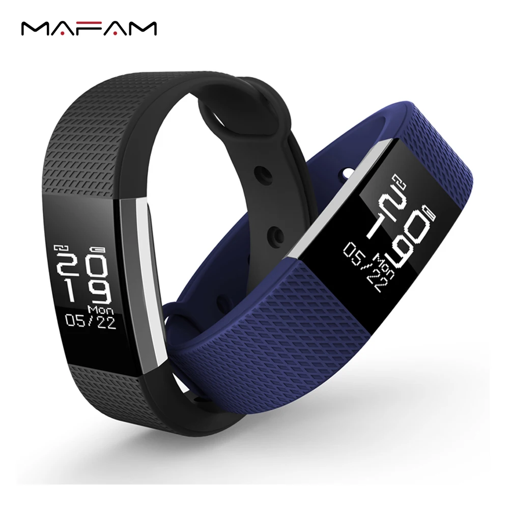 Bluetooth Smart Wristband Bracelet Pedometer Sleep Monitor Heart Rate Monitor GPS IP67 Swimming Waterproof for Android