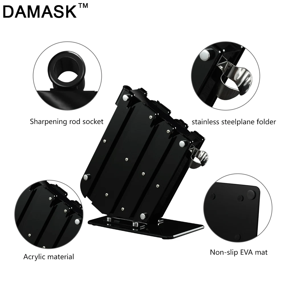 Держатель для ножей Damask большая емкость кухонный нож из нержавеющей стали