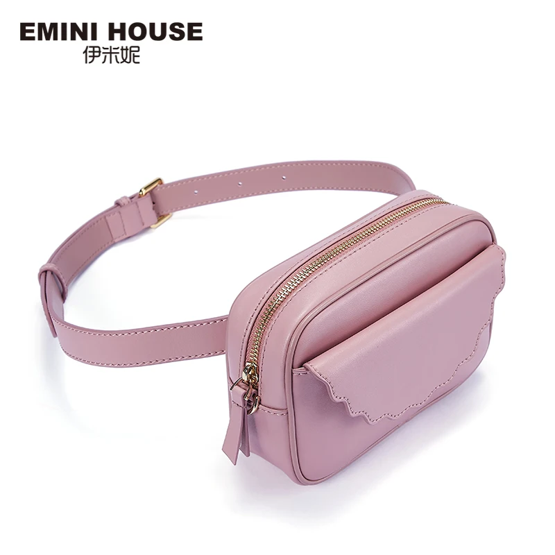 EMINI 3 في 1 الخصر حزم سبليت جلدية Crossbody حقائب للنساء حقيبة صدر للرجال حقيبة يد فاخرة حقائب النساء مصمم حقيبة كتف
