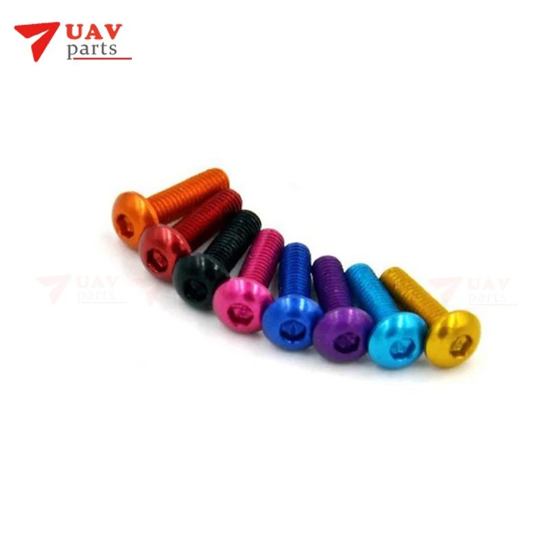 30pcs 7075 M3 Screw M3*6 6mm aerospace aluminum alloy hexagonal screws SHCS for FPV RC Quadcopter | Игрушки и хобби