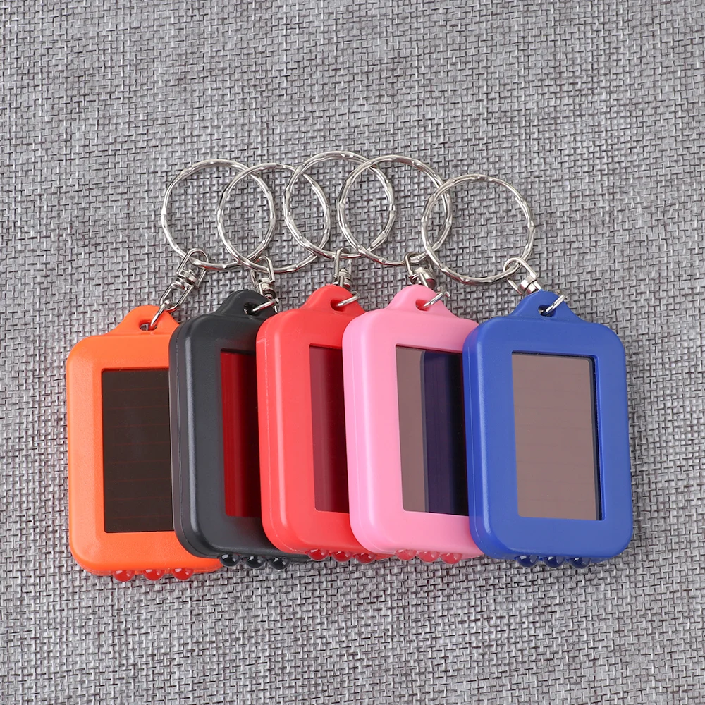 

Mini LED Flashlight Bulb Portable Power Rechargeable 3 LED Lamp Keychain Torch Flashlight Emergency Camping Lamp backpack light