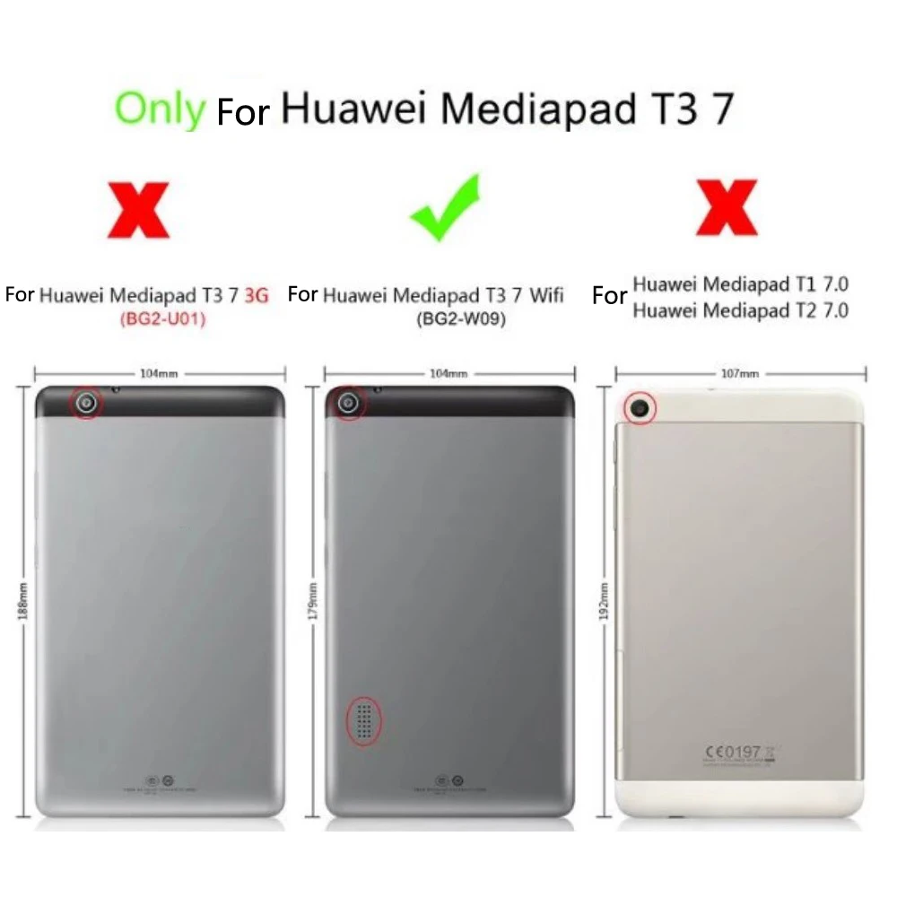 Закаленное стекло для huawei Mediapad T3 7,0 7 BG2-W09, прозрачная защитная пленка для экрана планшета, Защитная пленка для Honor Play Pad 2 7