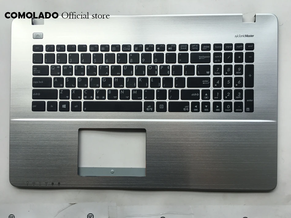 

KR Korean Keyboard For ASUS X750 X750J X750JA X750JB X750JN X750VB Top Cover Upper Case Palmrest keyboard KR Layout