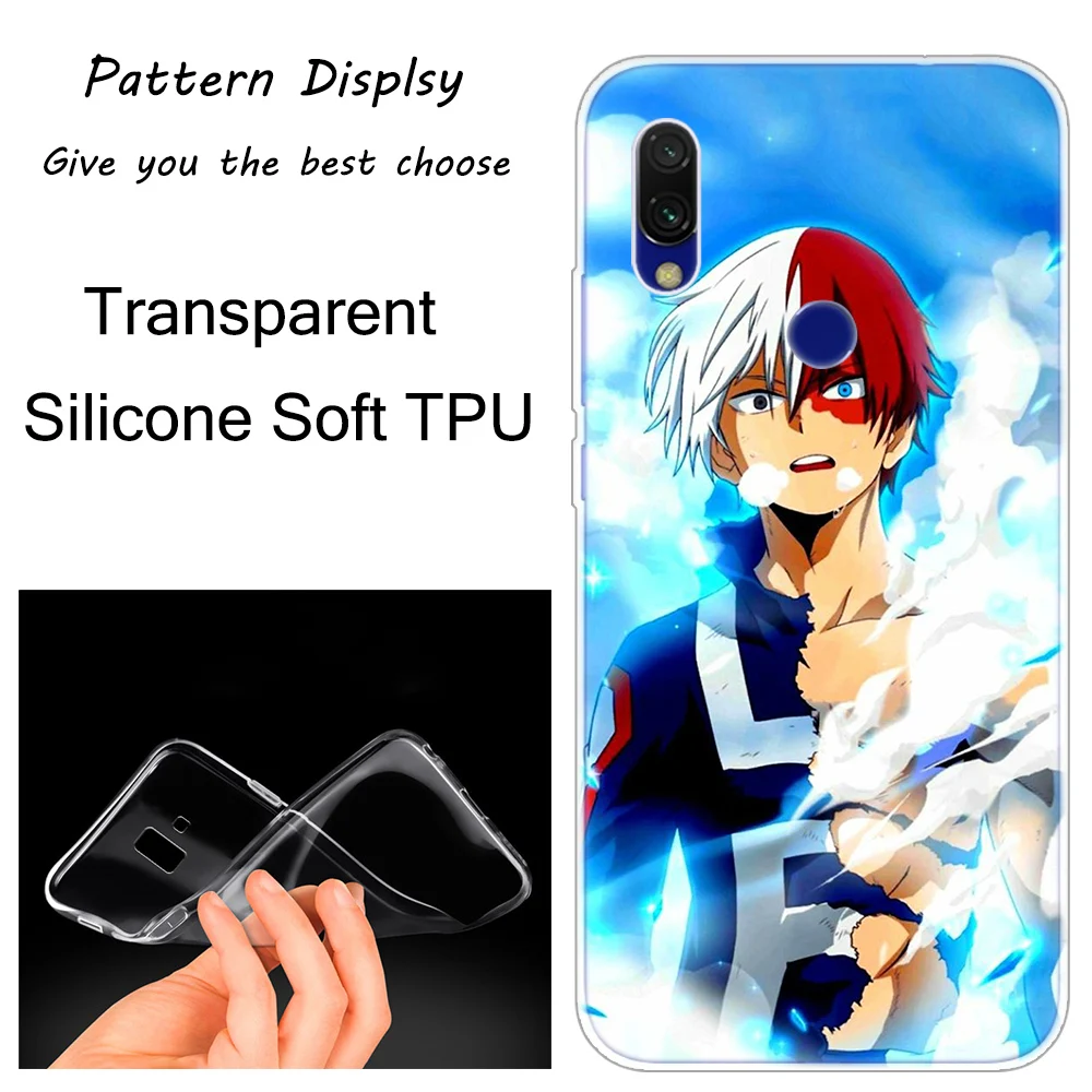 My Hero Academia Anime Black TPU Phone Case For Redmi K20 7 7A 5 5Plus 6 6A S2 Note 8 7 6 5 Pro Models