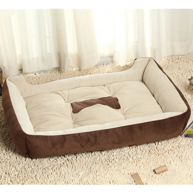 Buy Big Size Large Dog Bed Kennel Mat Soft Fleece Pet