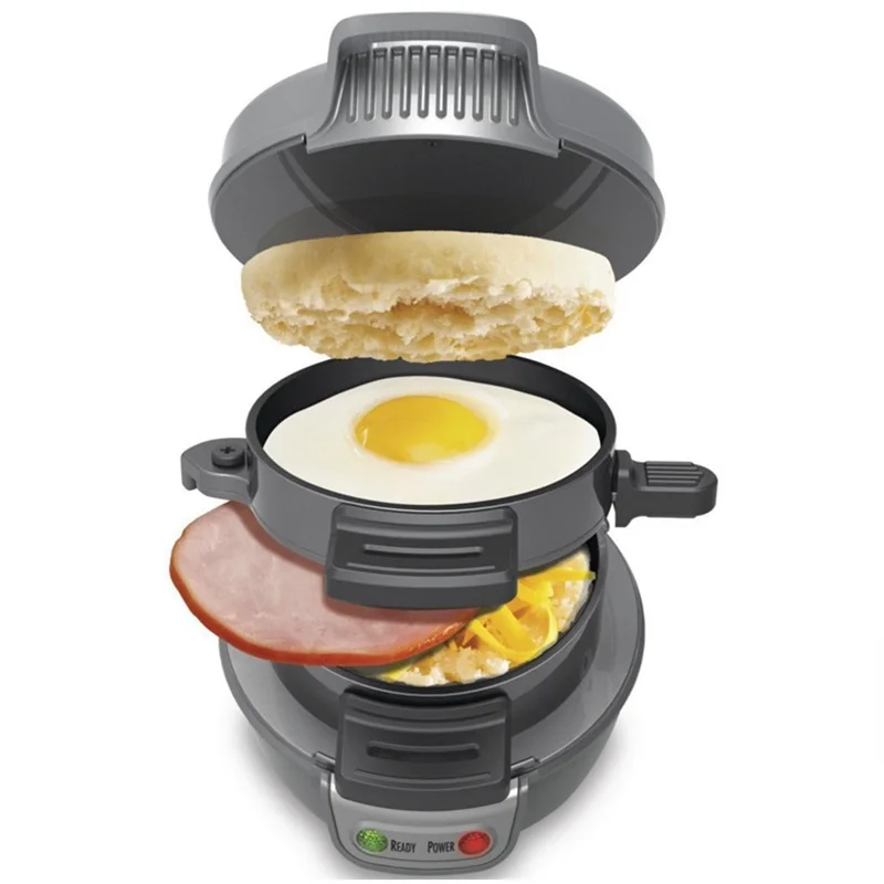 DMWD Home Small Automatic Sandwich Maker Hamburger Breakfast Machine