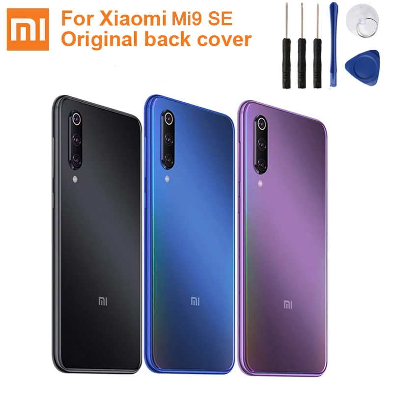 

Original Glass Battery Rear Case For Xiaomi 9 SE M9 SE MI9 SE Back Battery Cover Phone Battery Backshell Back Cover Cases
